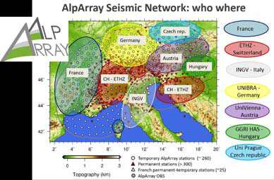 Europa trifft Afrika - auf Geophysikalischer Spurensuche in den Alpen