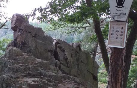 Wanderung: Anhaltinischer Saalstein (HWN 186) - Försterblick (HWN 183) - Preußenturm (HWN 185)